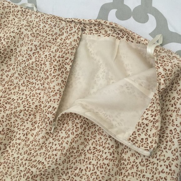 Silk Club Collection Skirt 8 Animal Palm Tree - Picture 3 of 5